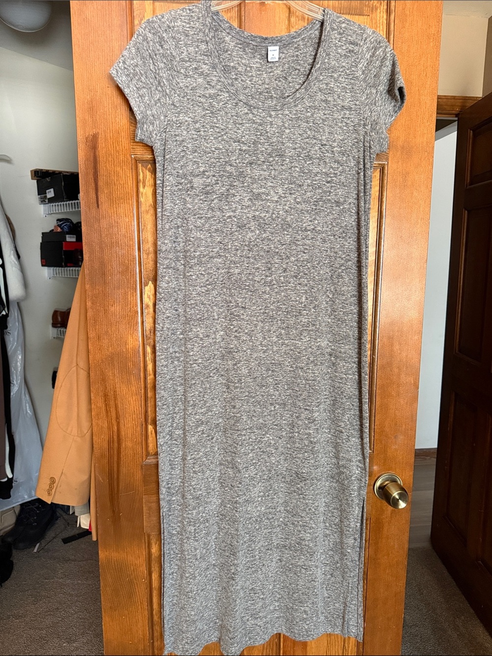 Old Navy Gray Maxi Dress Size Medium Like New